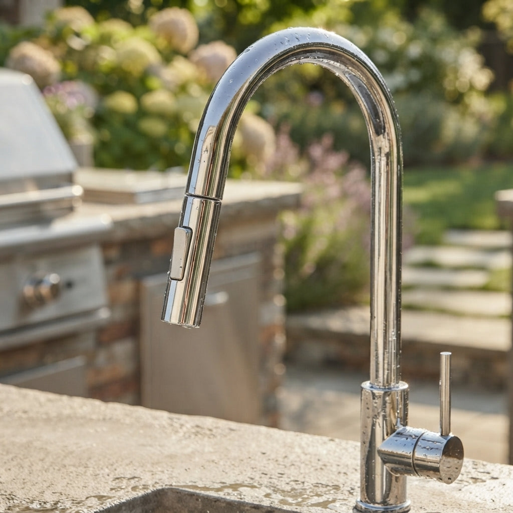SOLARIS PULL DOWN OUTDOOR FAUCET SPOF-1